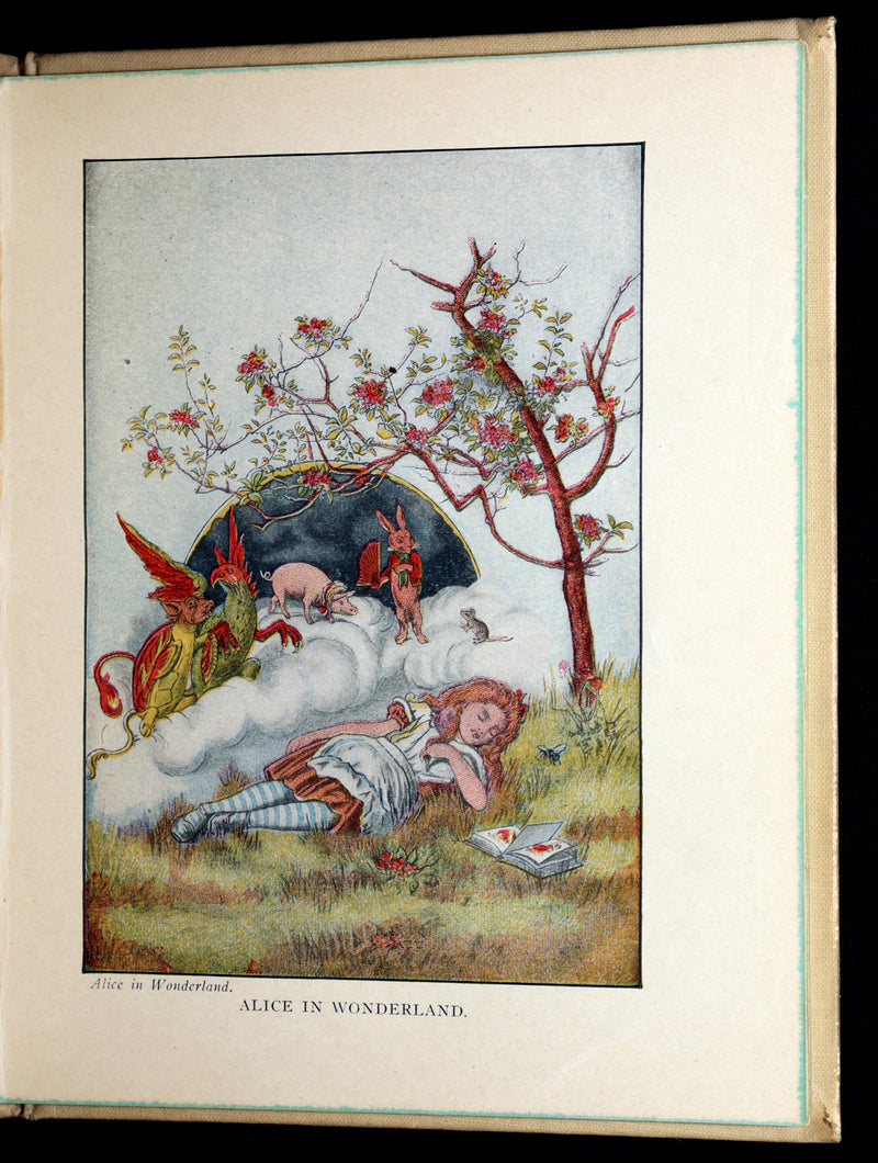 1897 Rare Book - Alice's Adventures in Wonderland by Lewis Carroll