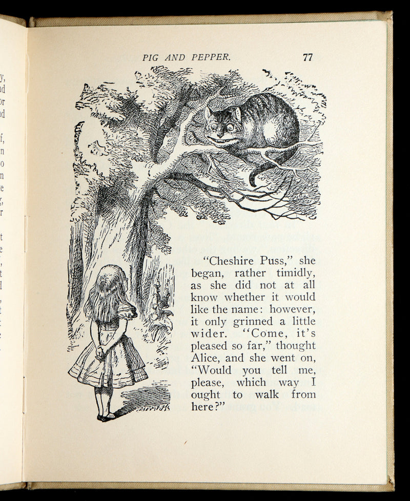 1897 Rare Book - Alice's Adventures in Wonderland by Lewis Carroll