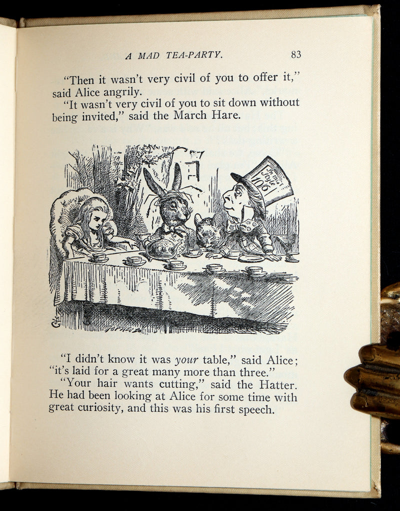 1897 Rare Book - Alice's Adventures in Wonderland by Lewis Carroll