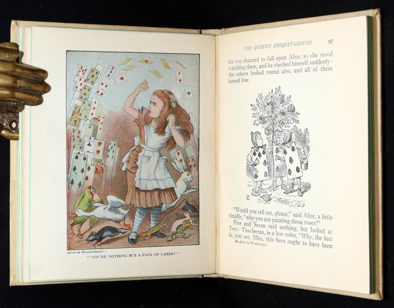 1897 Rare Book - Alice's Adventures in Wonderland by Lewis Carroll