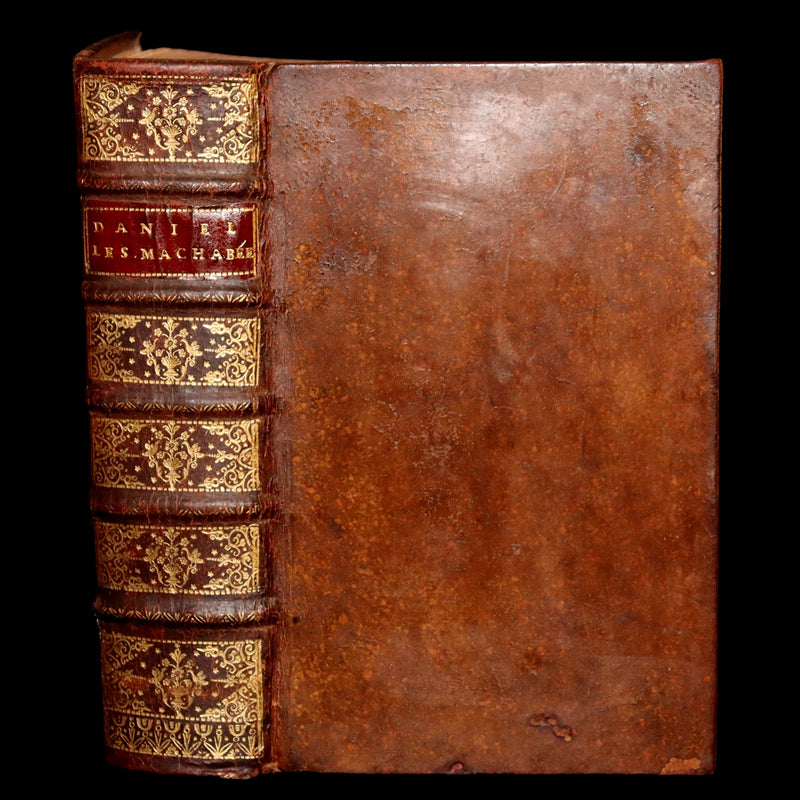 1700 Rare Latin French Book - Daniel and the Maccabees from the Old Testament