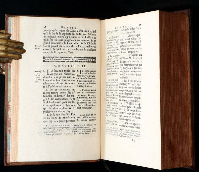 1700 Rare Latin French Book - Daniel and the Maccabees from the Old Testament