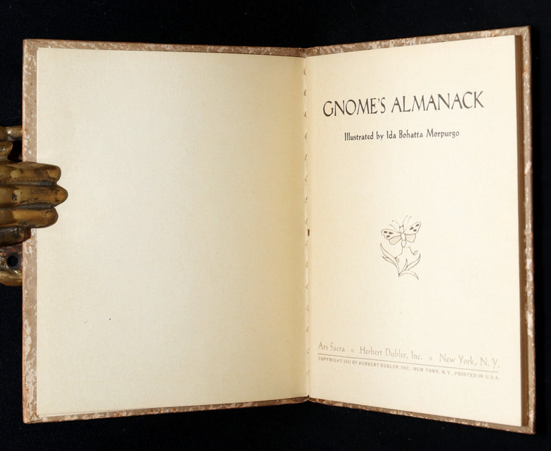 1942 Rare First US Edition - The Gnome's Almanack by Ida Bohatta