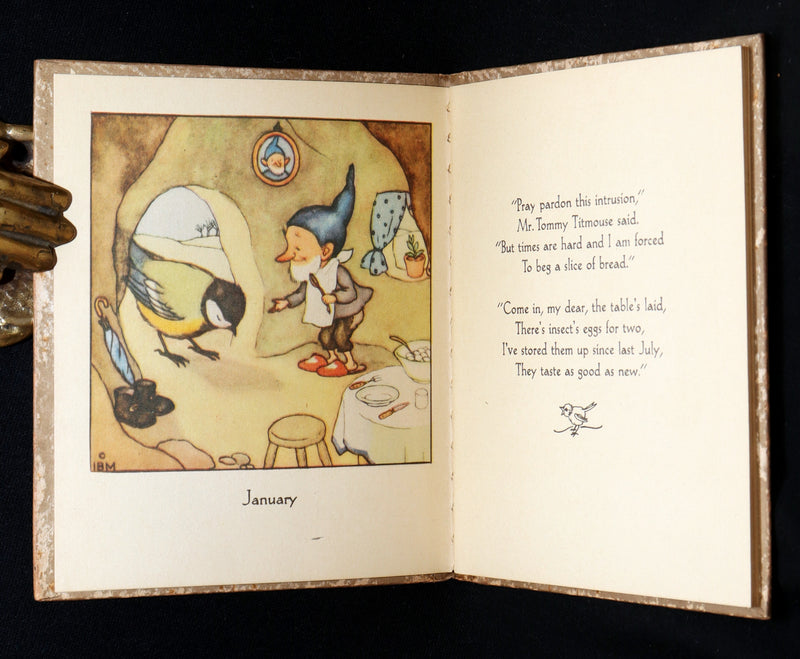 1942 Rare First US Edition - The Gnome's Almanack by Ida Bohatta