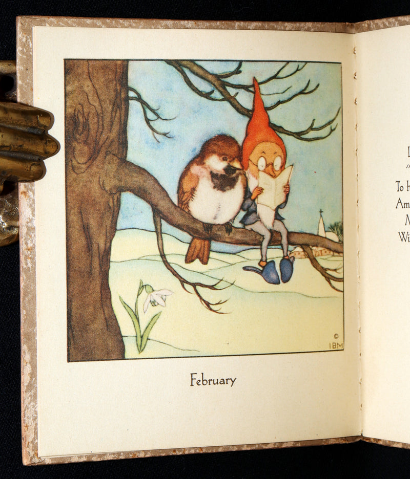 1942 Rare First US Edition - The Gnome's Almanack by Ida Bohatta