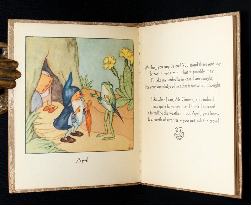 1942 Rare First US Edition - The Gnome's Almanack by Ida Bohatta