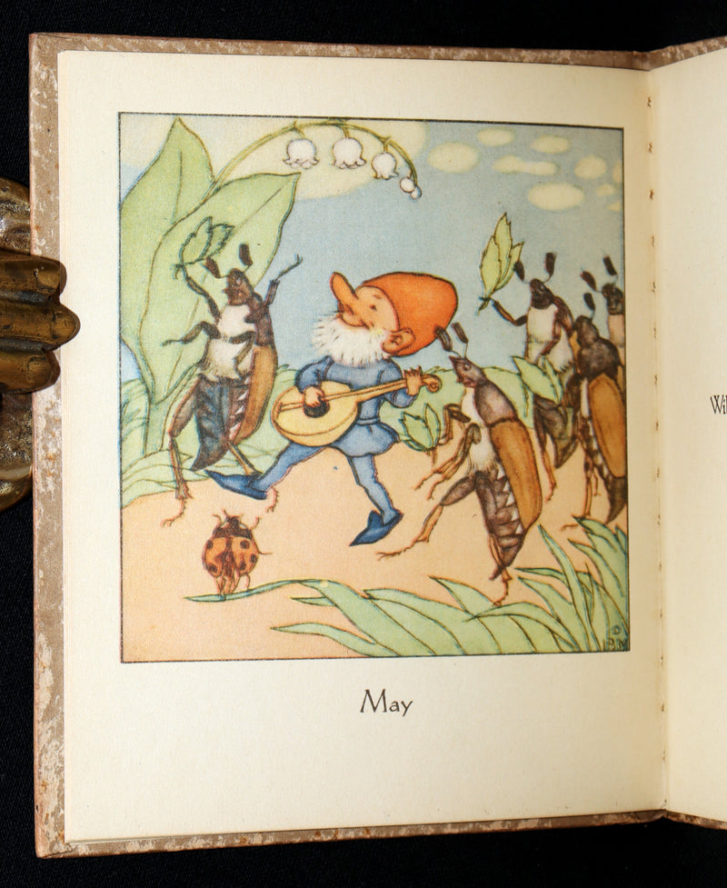 1942 Rare First US Edition - The Gnome's Almanack by Ida Bohatta