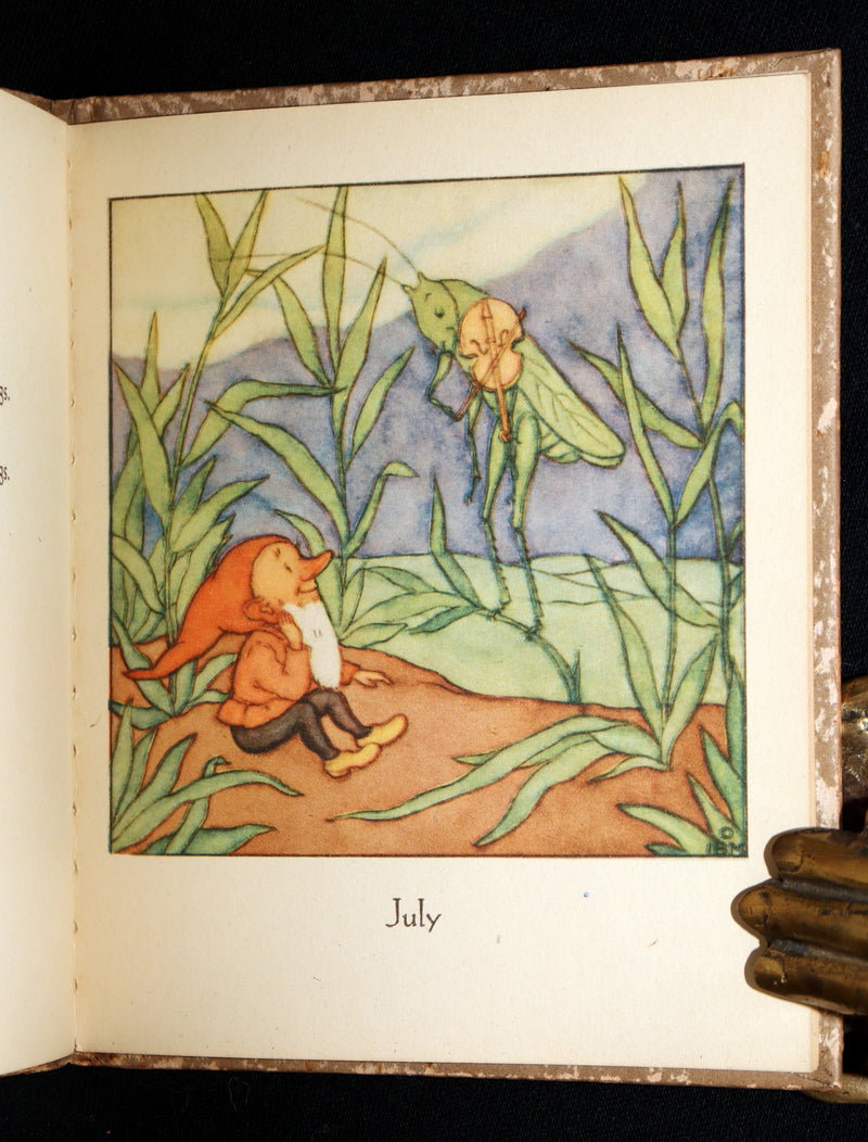 1942 Rare First US Edition - The Gnome's Almanack by Ida Bohatta