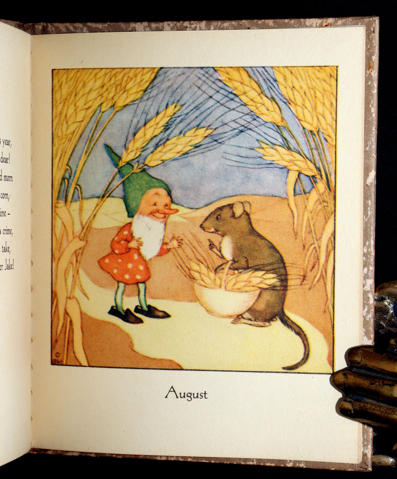 1942 Rare First US Edition - The Gnome's Almanack by Ida Bohatta