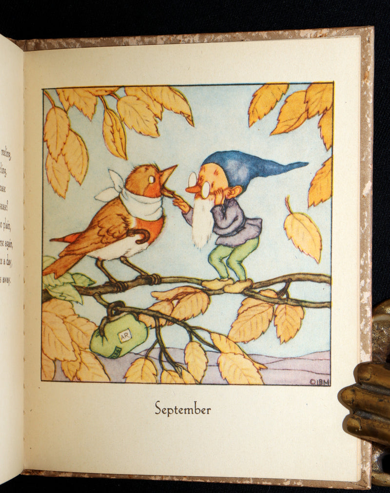 1942 Rare First US Edition - The Gnome's Almanack by Ida Bohatta