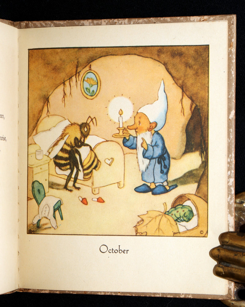 1942 Rare First US Edition - The Gnome's Almanack by Ida Bohatta