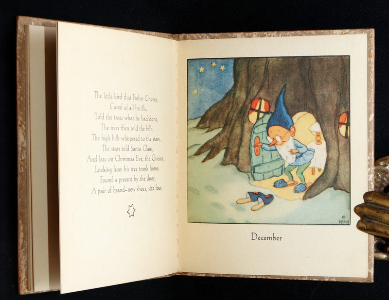 1942 Rare First US Edition - The Gnome's Almanack by Ida Bohatta