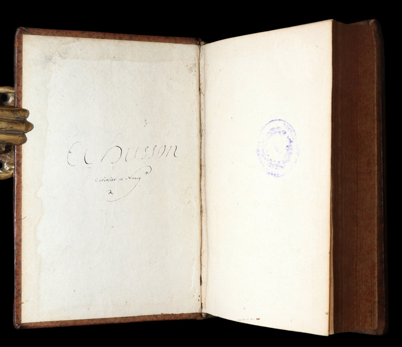 1681 Rare Latin French Book - Solomon Book of Proverbs from the Old Testament