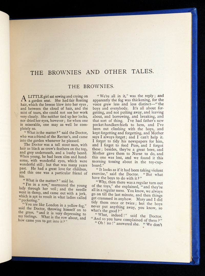 1886 Rare Book - The Brownies and Other Tales by Juliana Horatio Ewing