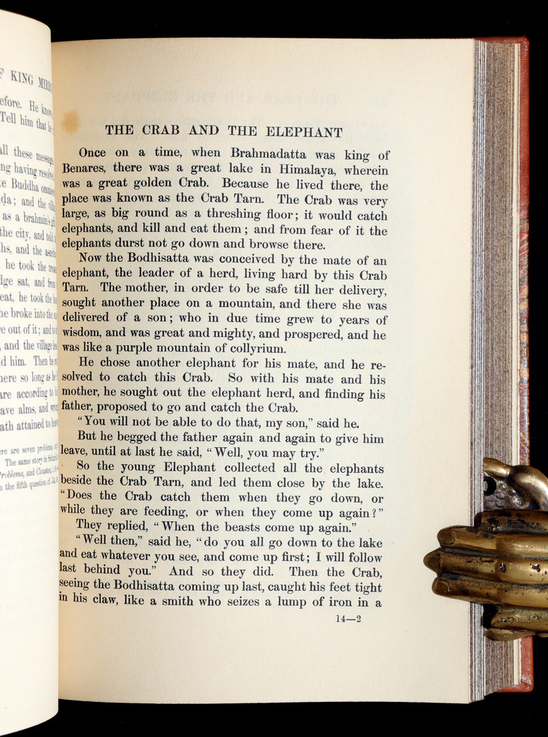 1916 First Edition - Jataka Tales on  lives of the Buddha by Francis and Thomas