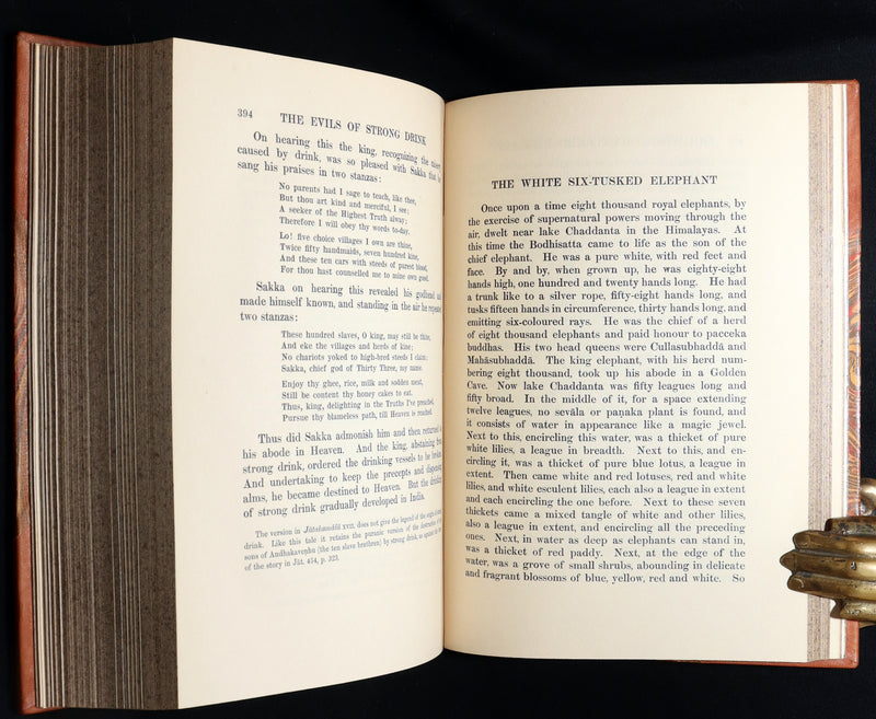 1916 First Edition - Jataka Tales on  lives of the Buddha by Francis and Thomas