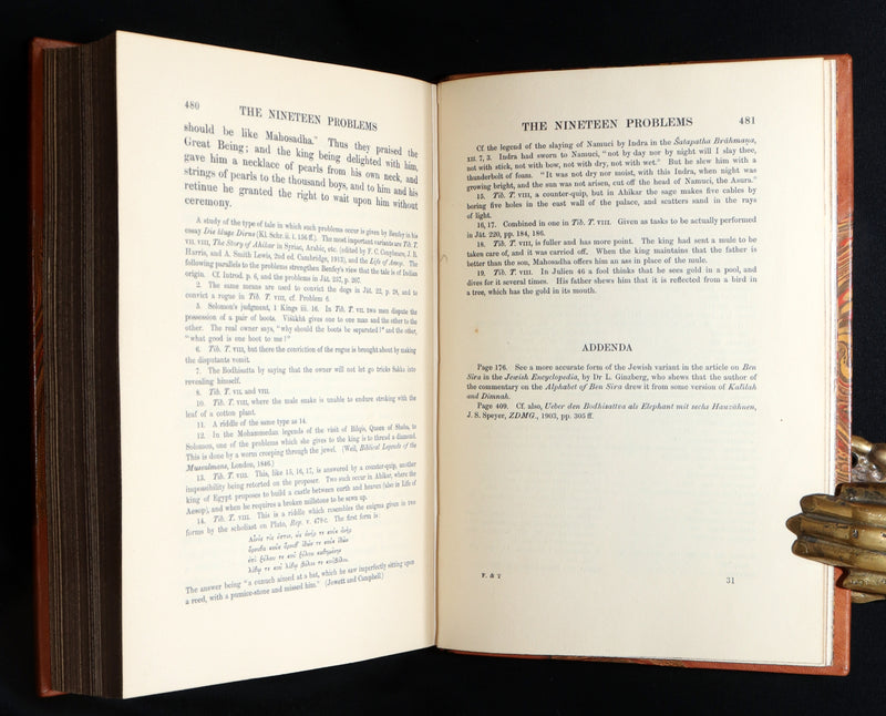 1916 First Edition - Jataka Tales on  lives of the Buddha by Francis and Thomas