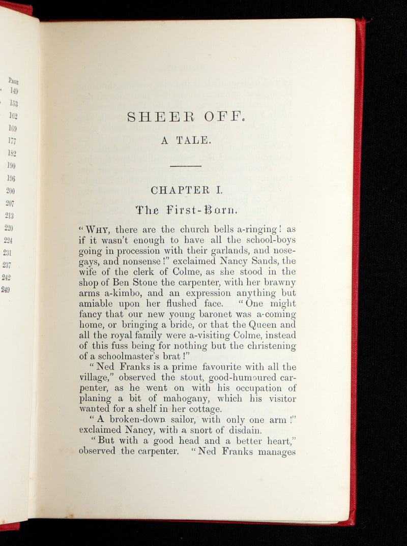 1877 First Edition - Sheer Off A Tale by A.L.O.E. A Lady of England, Illustrated