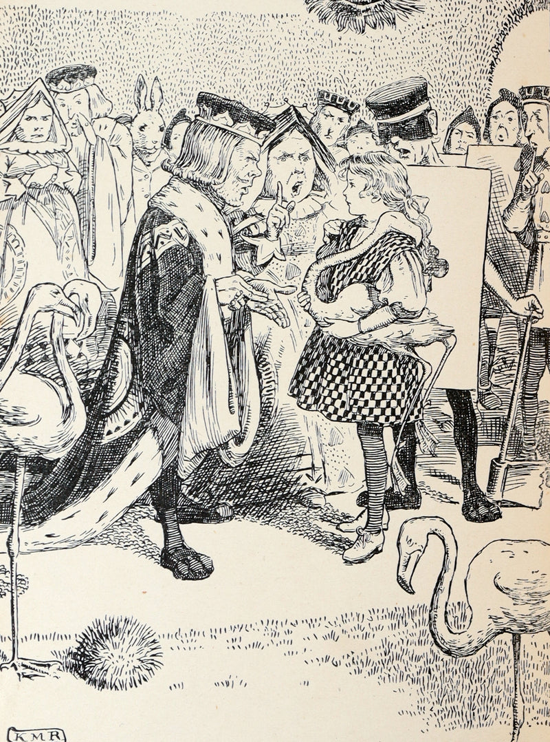 1908 Rare Book - Alice's Adventures in Wonderland Illustrated by K. M. Roberts
