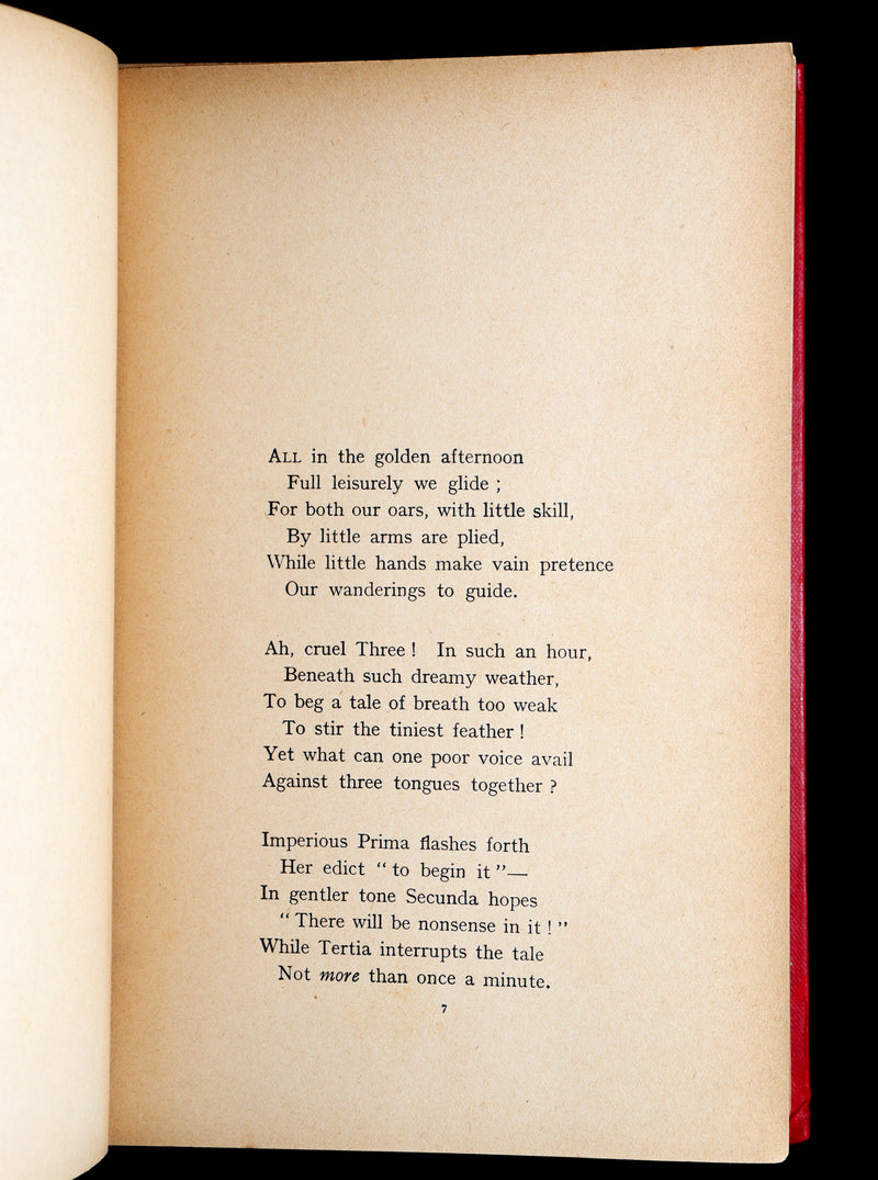 1908 Rare Book - Alice's Adventures in Wonderland Illustrated by K. M. Roberts