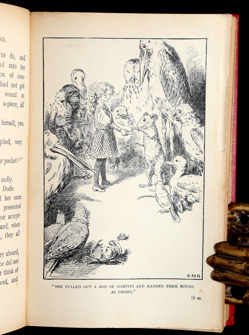 1908 Rare Book - Alice's Adventures in Wonderland Illustrated by K. M. Roberts