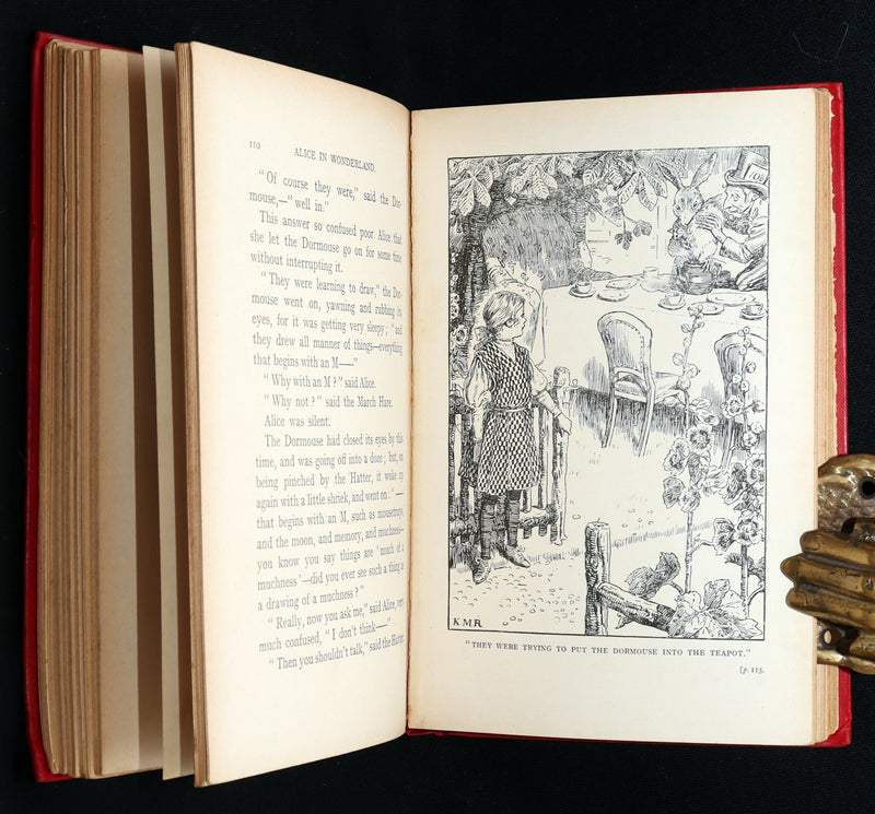 1908 Rare Book - Alice's Adventures in Wonderland Illustrated by K. M. Roberts