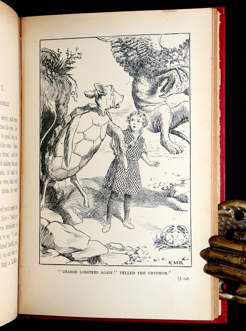 1908 Rare Book - Alice's Adventures in Wonderland Illustrated by K. M. Roberts