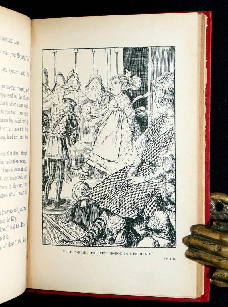 1908 Rare Book - Alice's Adventures in Wonderland Illustrated by K. M. Roberts