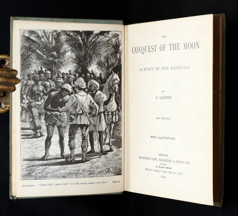 1894 Rare – The Conquest of the Moon by André Laurie, Jules Verne’s Collaborator