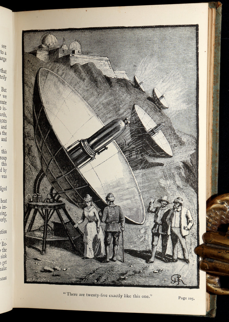 1894 Rare – The Conquest of the Moon by André Laurie, Jules Verne’s Collaborator