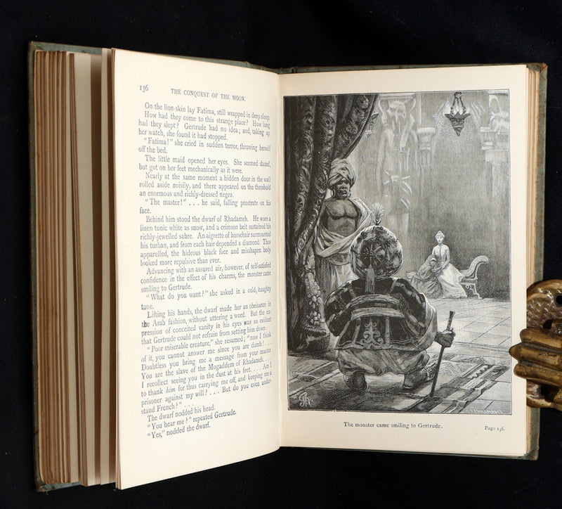 1894 Rare – The Conquest of the Moon by André Laurie, Jules Verne’s Collaborator