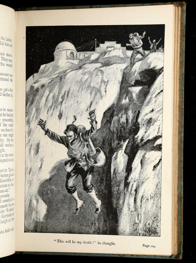 1894 Rare – The Conquest of the Moon by André Laurie, Jules Verne’s Collaborator