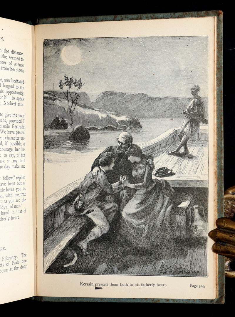 1894 Rare – The Conquest of the Moon by André Laurie, Jules Verne’s Collaborator