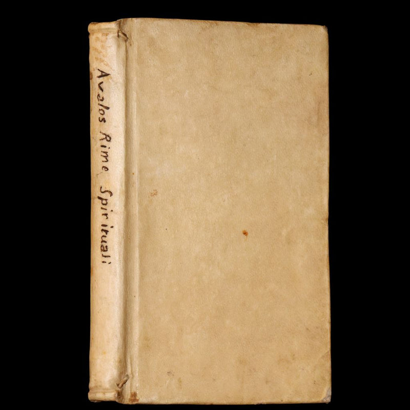 1693 Scarce Italian Poetry Book - Rime Spirituali by Vittoria Colonna, Naples