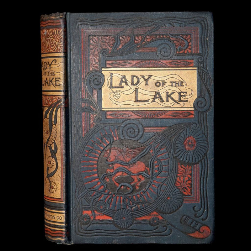 1888 Rare Book - Lady of the Lake and Other Poems by Sir Walter Scott