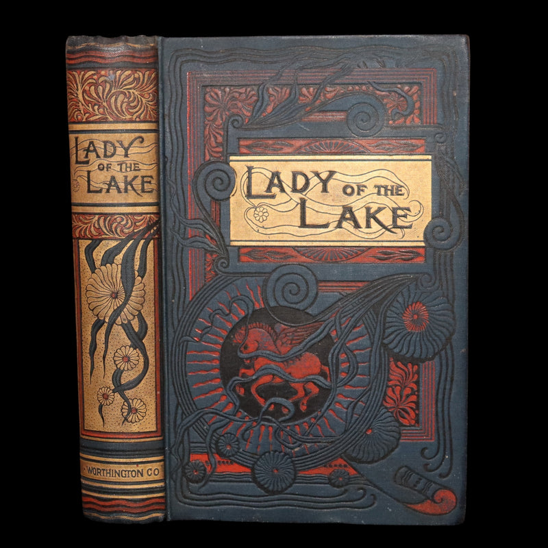 1888 Rare Book - Lady of the Lake and Other Poems by Sir Walter Scott