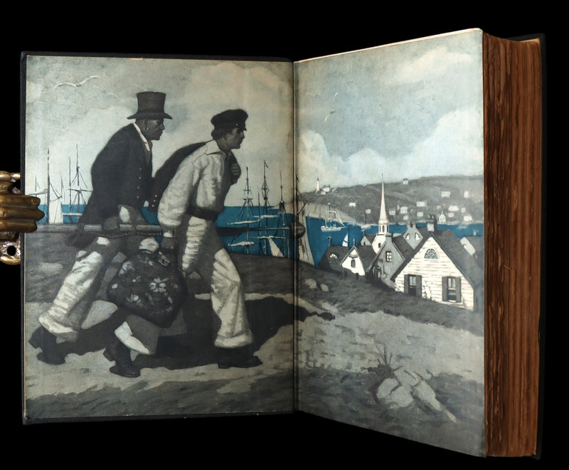 1923 Rare Book - Moby Dick or The White Whale illustrated by Mead Schaeffer