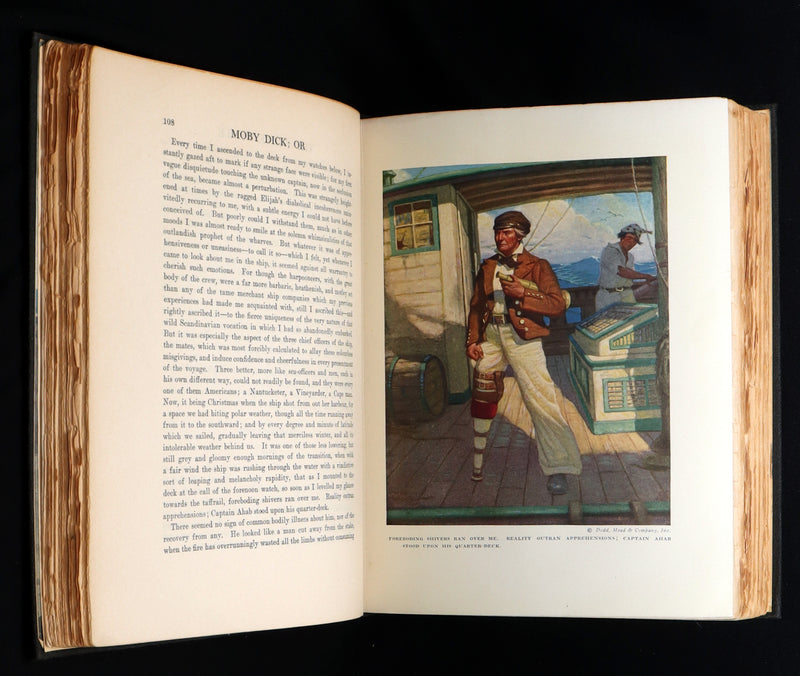 1923 Rare Book - Moby Dick or The White Whale illustrated by Mead Schaeffer