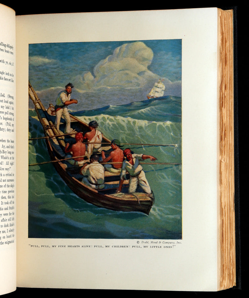 1923 Rare Book - Moby Dick or The White Whale illustrated by Mead Schaeffer