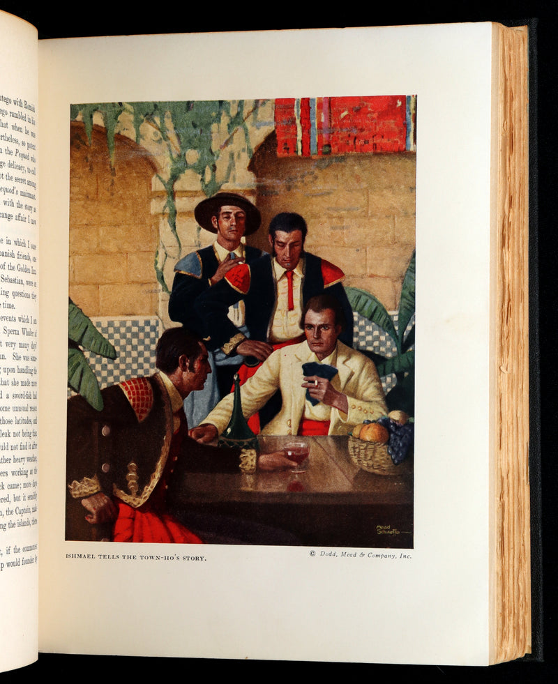 1923 Rare Book - Moby Dick or The White Whale illustrated by Mead Schaeffer