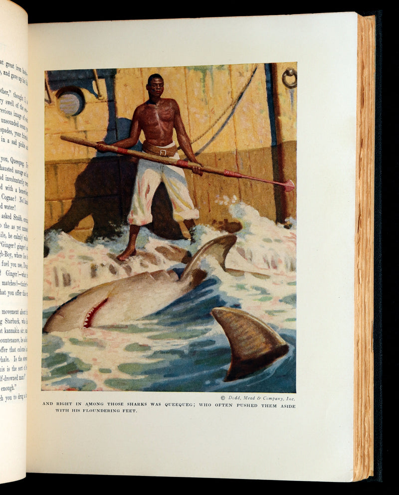 1923 Rare Book - Moby Dick or The White Whale illustrated by Mead Schaeffer