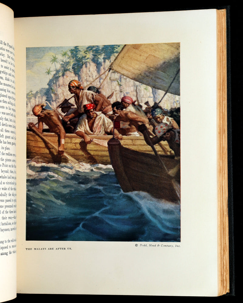 1923 Rare Book - Moby Dick or The White Whale illustrated by Mead Schaeffer