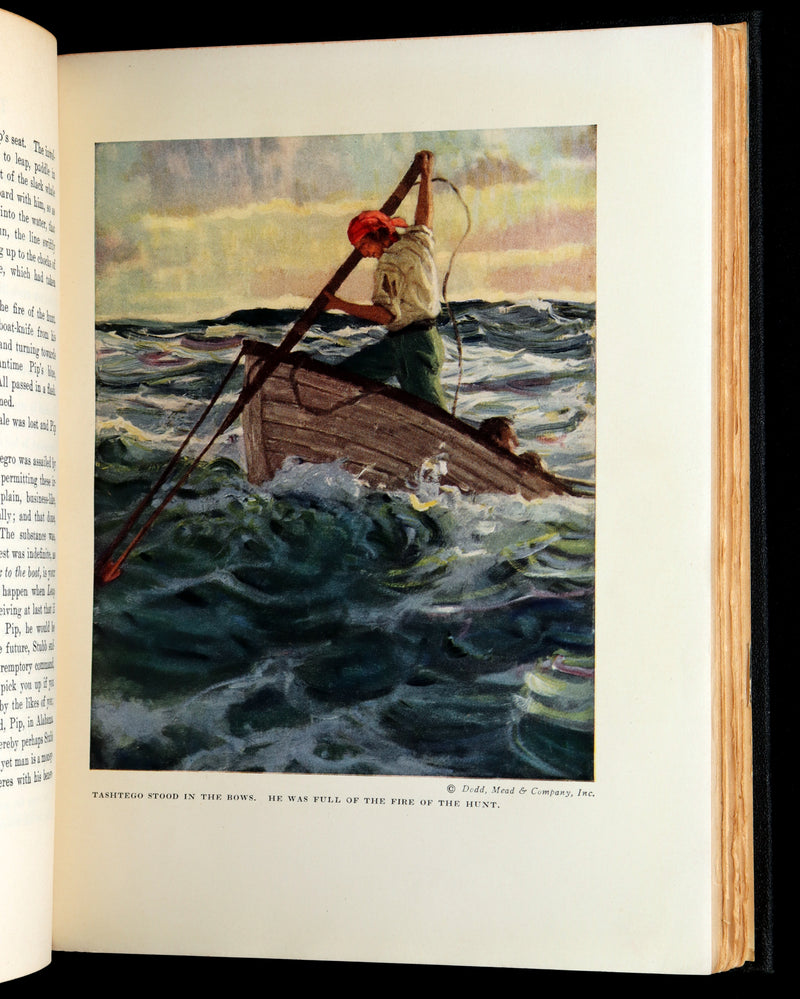 1923 Rare Book - Moby Dick or The White Whale illustrated by Mead Schaeffer