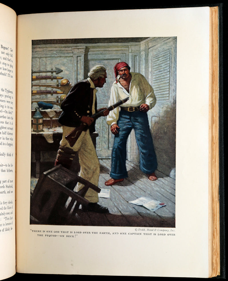 1923 Rare Book - Moby Dick or The White Whale illustrated by Mead Schaeffer