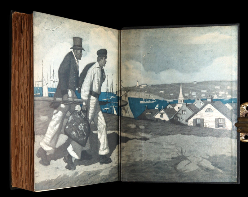 1923 Rare Book - Moby Dick or The White Whale illustrated by Mead Schaeffer