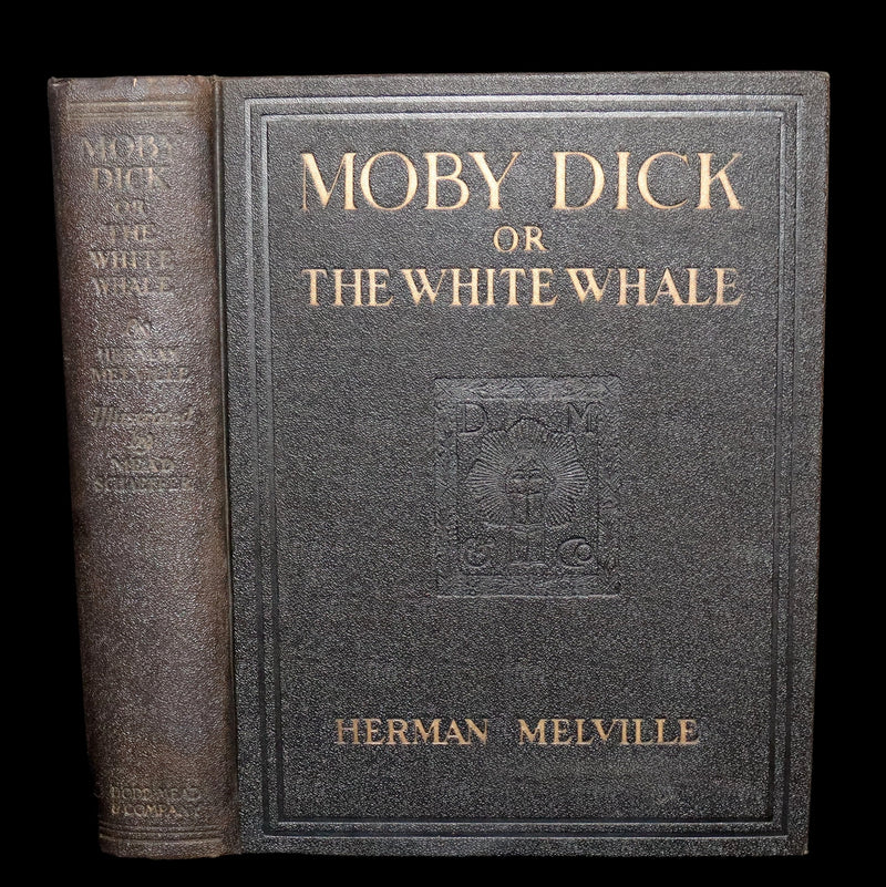 1923 Rare Book - Moby Dick or The White Whale illustrated by Mead Schaeffer
