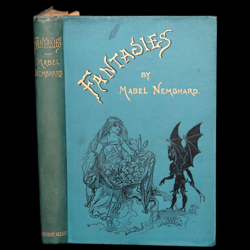 1896 First Edition - Fantasies, Fairy Tales by Mabel Nembhard, Illustrated