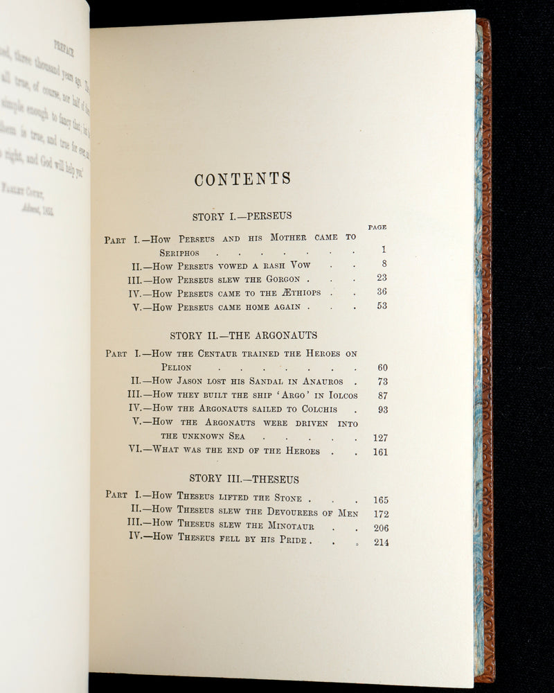 1904 Rare Book - The Heroes, Greek Fairy Tales by Charles Kingsley, Illustrated