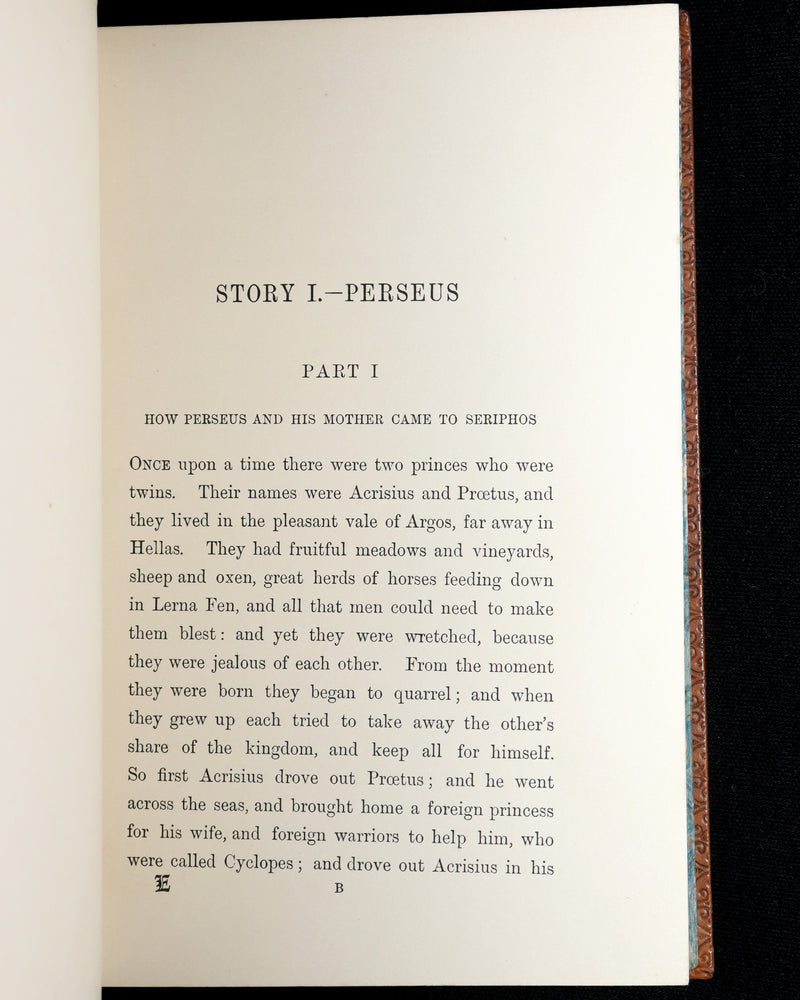 1904 Rare Book - The Heroes, Greek Fairy Tales by Charles Kingsley, Illustrated