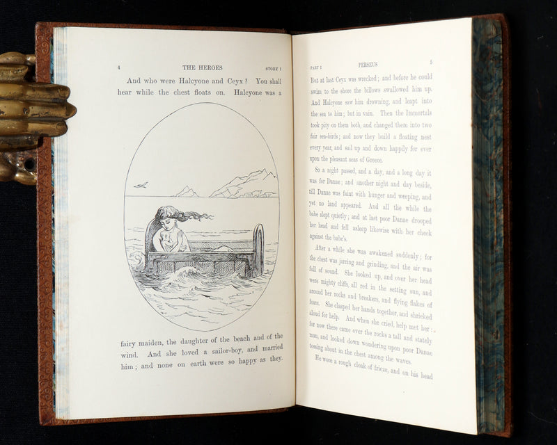 1904 Rare Book - The Heroes, Greek Fairy Tales by Charles Kingsley, Illustrated